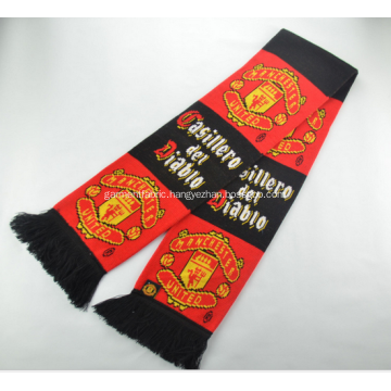 Promotional Double Jacquard Fabric Knitted Scarf